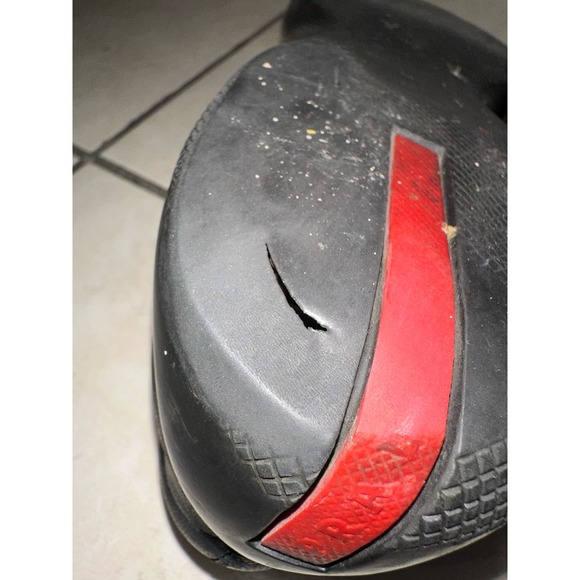 Prada Black leather slide on loafers men black slides US 10.5 - Picture 10 of 14